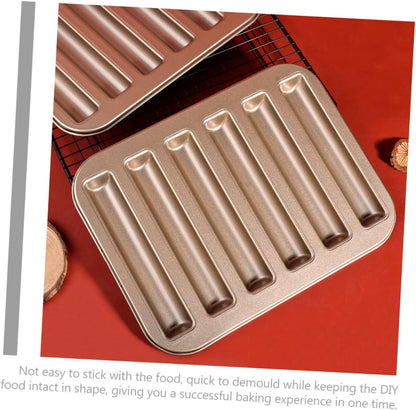 Homoyoyo Biscuit Mold Cake Molds - Cookie Molds for Chocolate Candy, Pastry Baking, and Mini Loaf Cakes