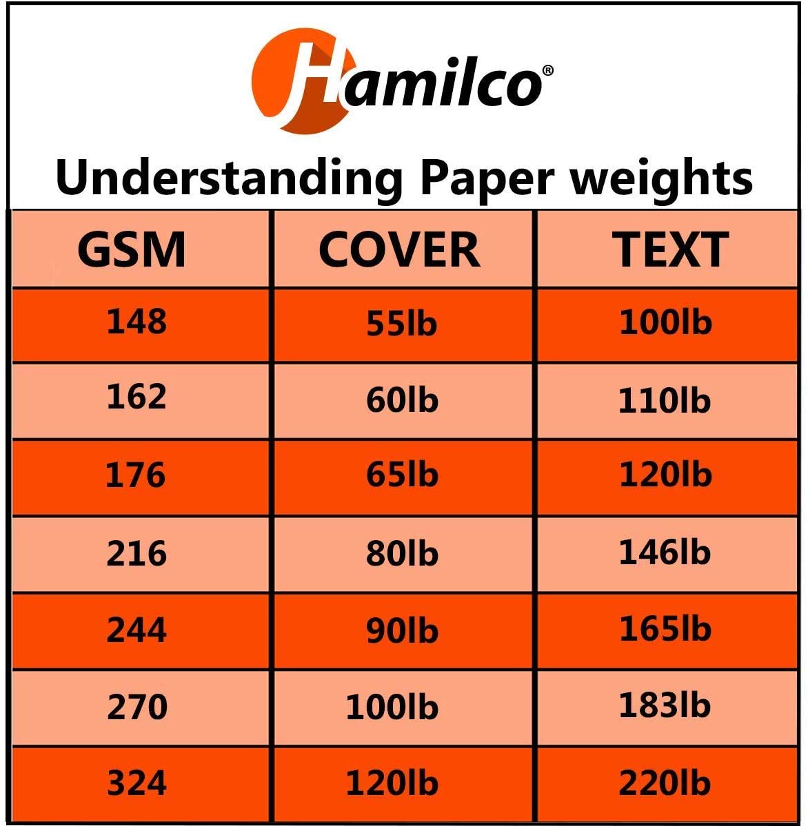 Hamilco Colored Cardstock Paper 11x17" Sun Gold Color Card Stock Paper 50 Pack