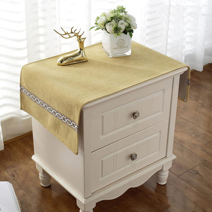 Bedside Tablecloth Table Dustcover End Tablecover Bedside Tabletop Home Decoration Fabric Tablecloth Bedside Table