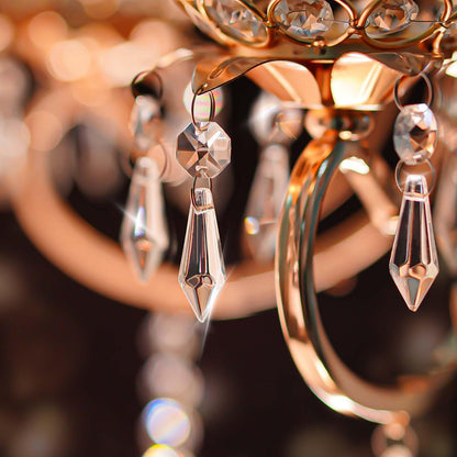 50PCS Premium Clear Crystal Teardrop Prism 2.4" -Crystal Glass Baroque Chandelier Pendant Drop Loose Beads Suncatcher for Holiday Party/Home/Window Decoration/Chandelier Replacement Parts