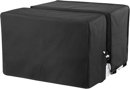 600D Outdoor and Indoor Air Conditioner Covers for U-Shaped Window Units, Adjustable Hook and Loop Straps, Dust-Proof
