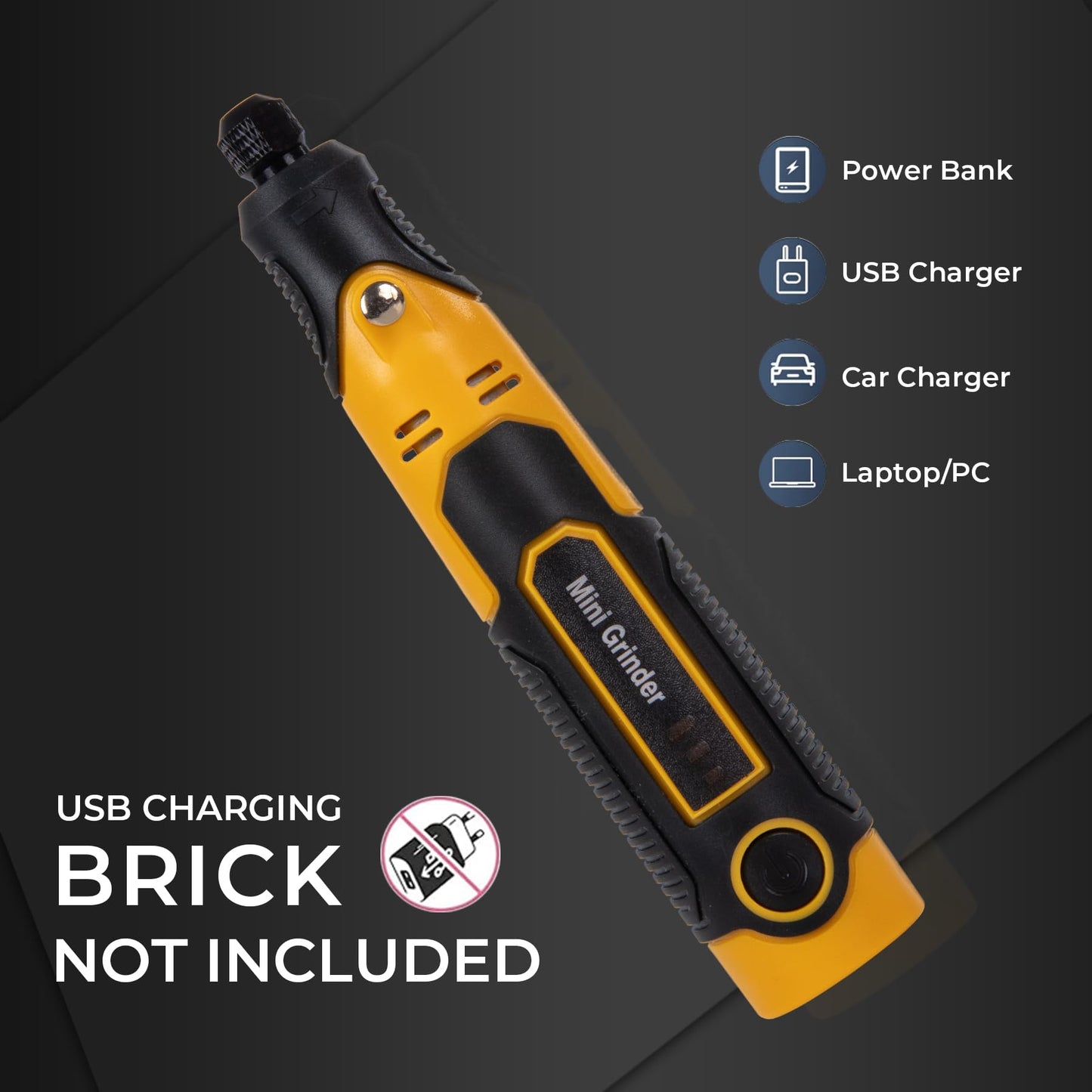 MDBTTOOLS 3.6V Cordless Rotary Tool Kit, 55-Piece Mini Grinder Set with Diamond Burrs, Cut-Off Wheels, Sanding Drums for Engraving, Polishing, Cutting, Resin Crafts