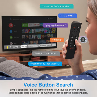 Voice Remote Replacement for TCL Android Smart TVs,RC813 with Google Voice Function