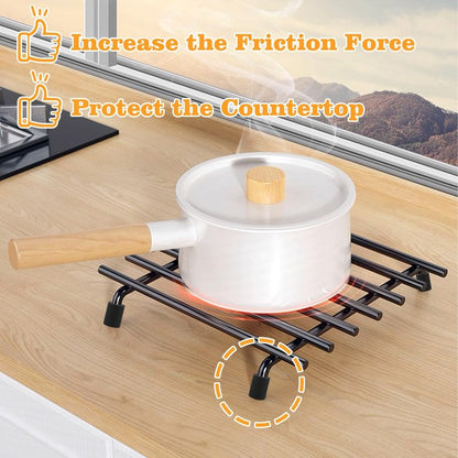 24 Pcs Trivet Rubber Feet Replacement, Stick on Small Rubber Feet Pads for Coaster, Electronics, Cutting Board Non Slip, Sink Grid, Instant Pot Trivet