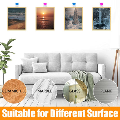 QUKLOGEN Diamond Art Frames 30x40cm,Magnetic Diamond Art Painting Canvas Frames 12"x16",PVC Self Adhesive with Hooks Suitable for 10x14 inches Pictures for Home Office Wall Door Decor