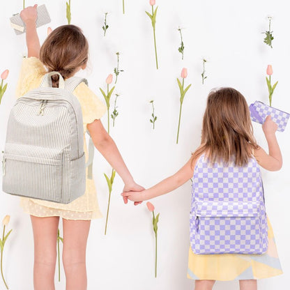 LEDAOU Backpack for Girls School Bag Kids Bookbag Teen Backpack Set Daypack with Lunch Bag and Pencil Case