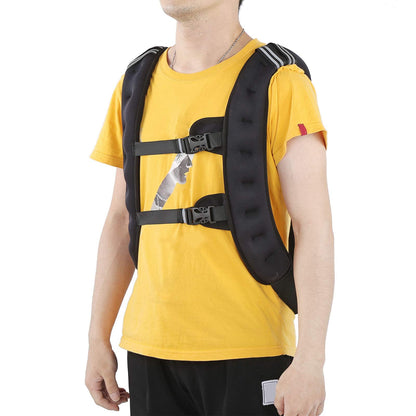 Drfeify Exercise: Weighted Vest for Strength Training with Adjustable Buckle - Perfect for Exercise and Strength Training for - Premium Elastic Material - Extended and