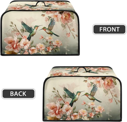 Floral Hummingbird Slow Cooker Cover, Water-Resistant and Machine Washable Rice Cooker Cover