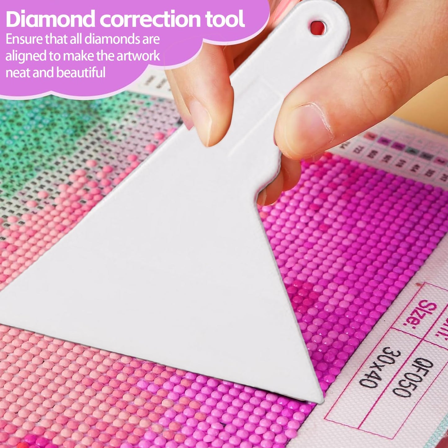 DNSGOOR 244Pcs All Inclusive Diamond Art Accessories Kit Diamond Painting A2 LED Light Pad Set with Diamond Art Sealer Glue Stand Storage Case Pens 5D Painting Tools for DIY Drill Craft