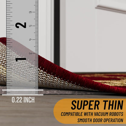 3' 9' 1/4 Inch Ottomanson x Non-Slip Rug Pad Gripper Thick Dual Surface Felt + Rubber Gripper - Safe for All Floors