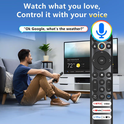 Voice Magic Remote for LG-Smart-TV-Remote Control Replacement, AKB75855501 AN-MR20GA MR19BA MR18BA MR650A with Voice Recognition and Pointer Function