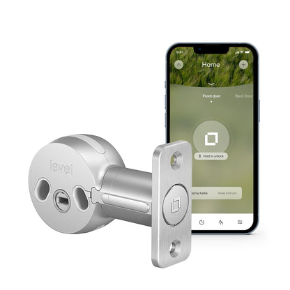 Level Bolt Smart Deadbolt - Make Your Lock Smart & Keep Your Existing Hardware and Keys - Keyless Entry via Level App (iOS & Android) - Works with Apple Home