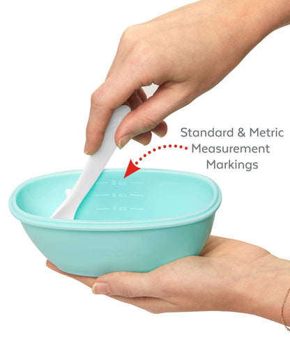 Skip Hop Baby Easy-Pack Feeding Travel Essentials 6 Piece Set Soft Teal 6m+