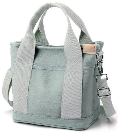 Small Tote Bag with Zipper Tote Bag for Women Canvas Crossbody Bag Shoulder Bag Satchel Hobo Bag Messenger Bag 2025