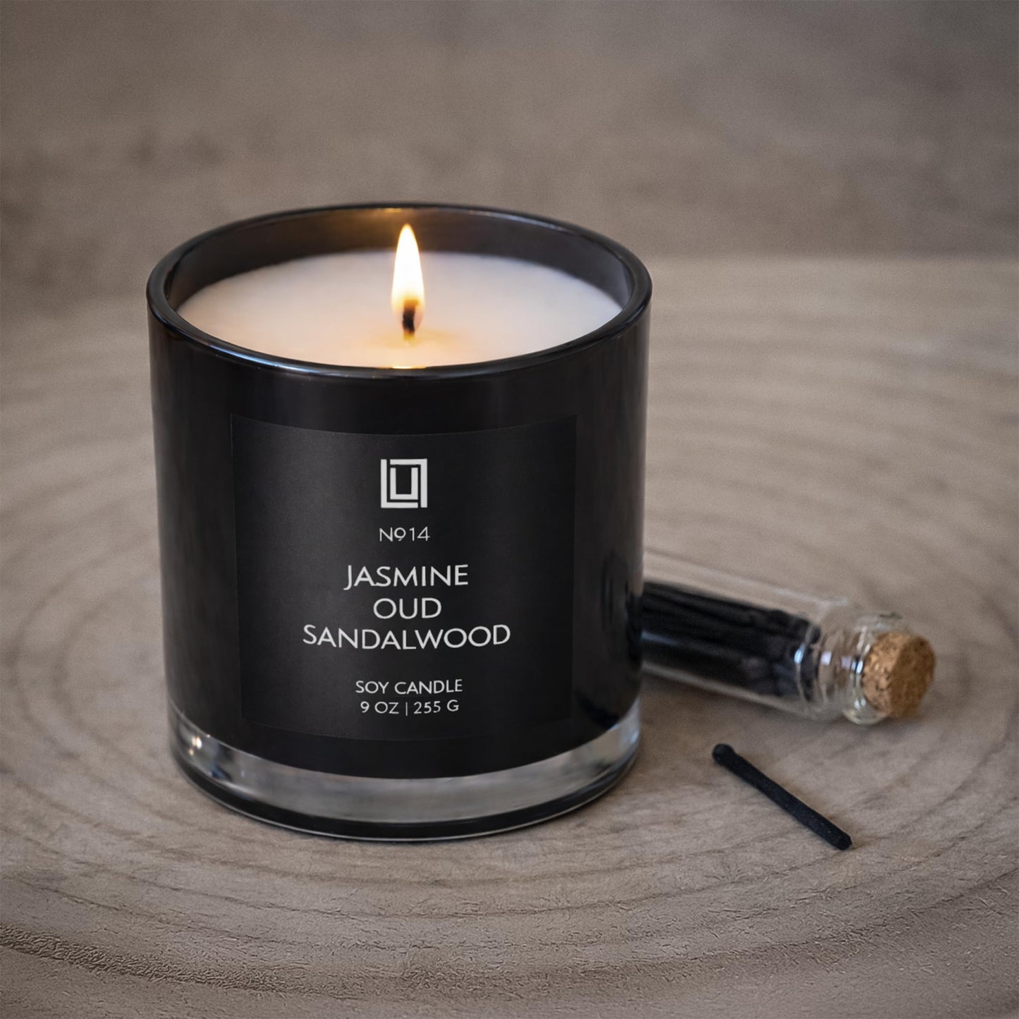 Lulu Candles | Beachside | Smells Fresh & Clean | Luxury Scented Soy Jar Candle | Hand Poured in The USA | Highly Scented Long Lasting (9 Oz.)