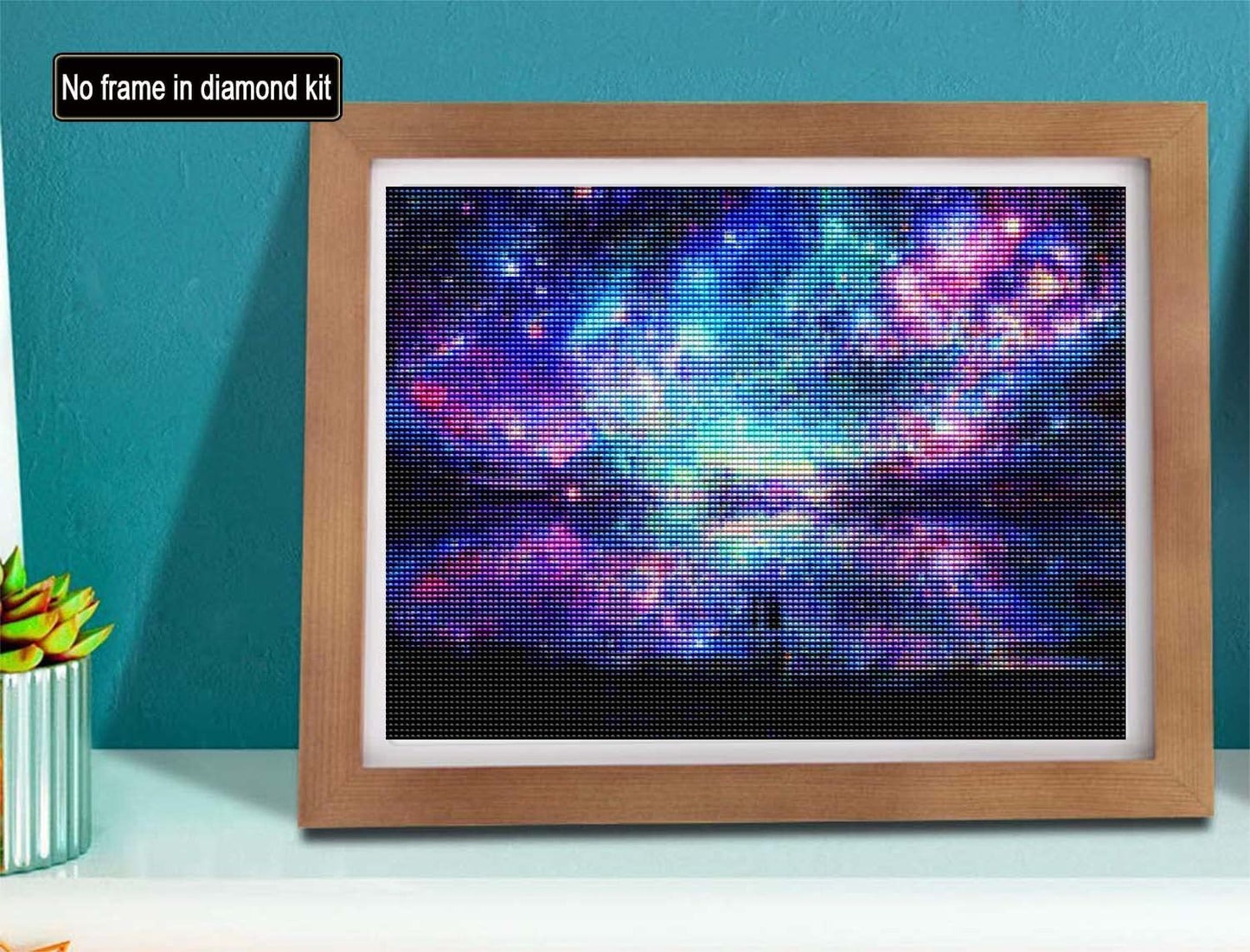 SKRYUIE 2 Pack 5D DIY Diamond Painting Starry Sky & Aurora Full Drill Paint with Diamonds, Polar Lights Rhinestone Wall Mosaic Home Decor 12x16 inch (30x40cm)
