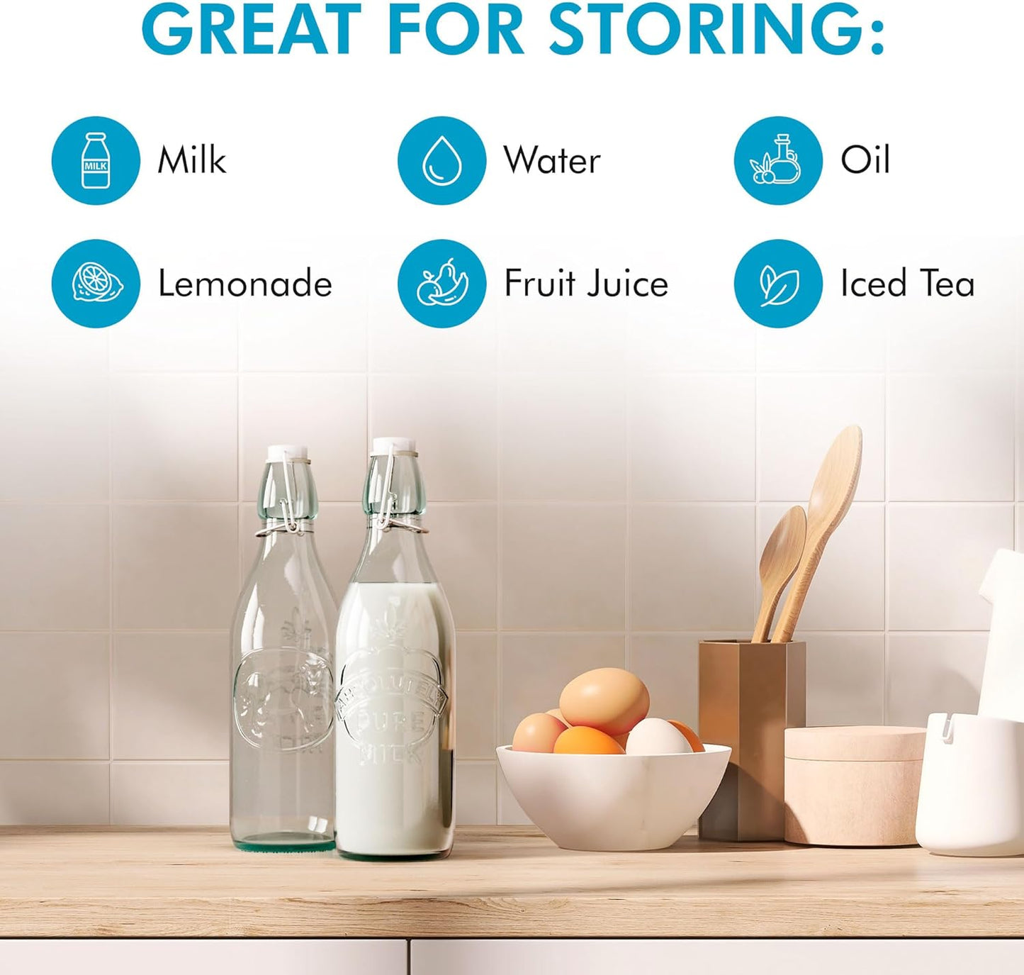 34 oz Amici Hermetic Milk Bottle