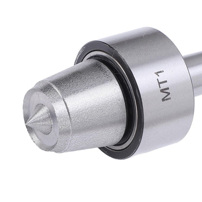 Wood Lathe Live Center MT1, 3.82''x1.3''High Turning Tool for Smooth Rotation Accurate Accessory Woodworking and Metalworking Projects Performance DIY Professional Use Fits MT1 Taper Spindles