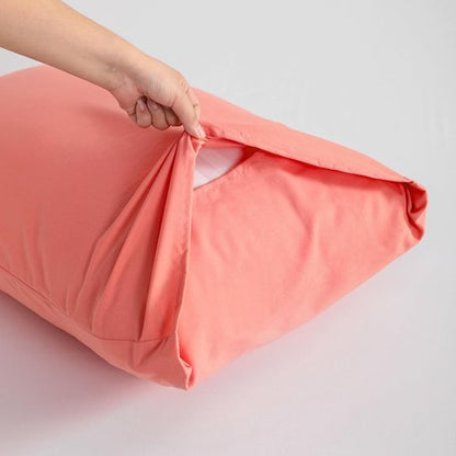 FLXXIE King Pillow Cases - Soft Microfiber Covers with Envelope Closure | Wrinkle & Stain Resistant, 20x36, Coral