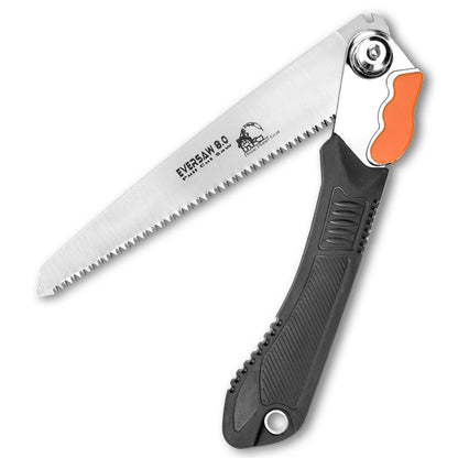 EverSaw Folding Hand Saw 8 inch Compact Camp Saw for Trees Pruning and Gardening