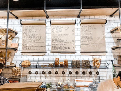 UWYTGF Kraft Paper Roll Dispenser and Cutter 51 Inch, Wall Mounted Butcher Paper Holder with 50M Paper Roll, Hanging Paper Rack for Bakery/Cake Shop/Business - Daily Specials