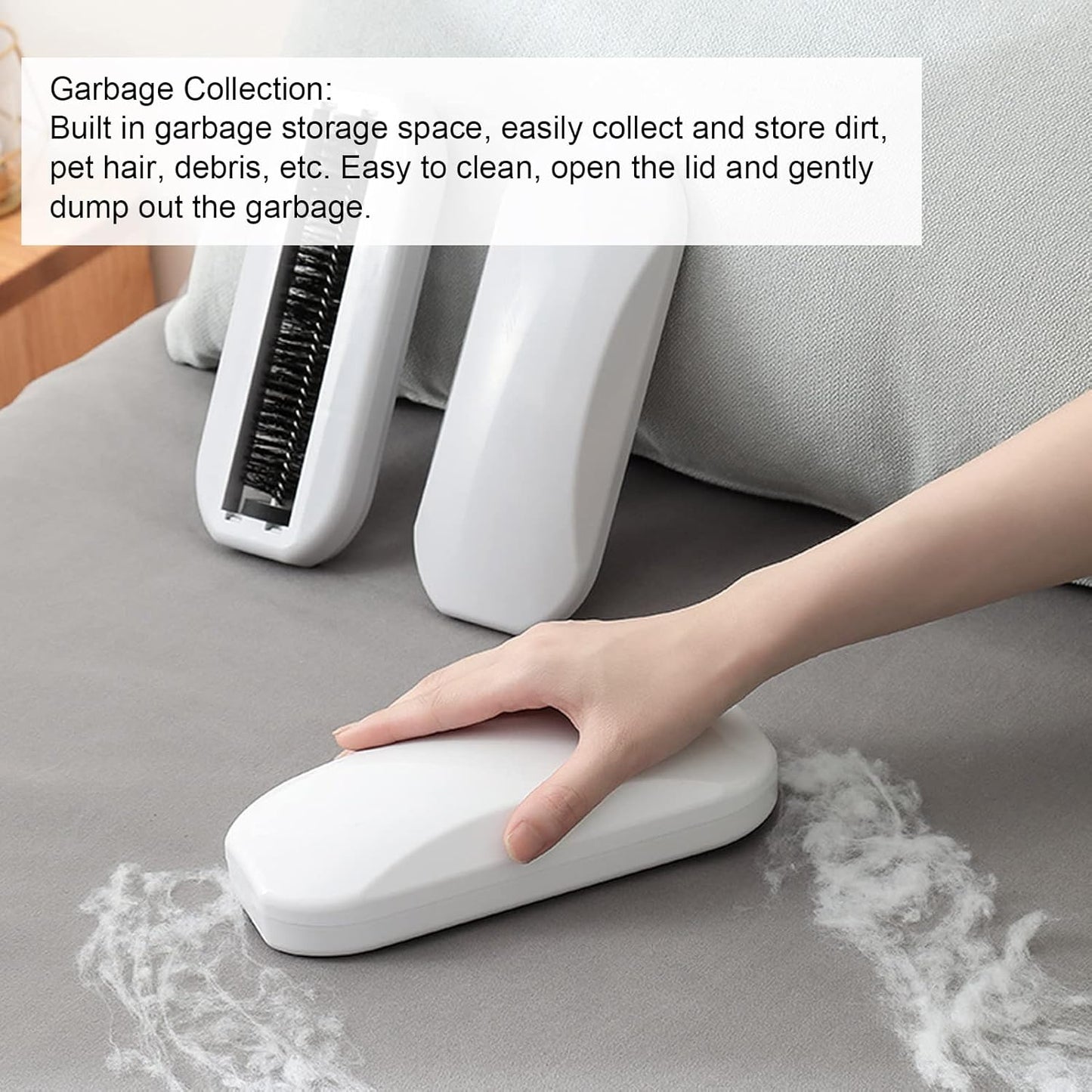Rolling Crumb Brush, Reusable Handheld Debris Collector for Table, Bed Sheet, Clothes, Sofa, Floor, Carpet, Home