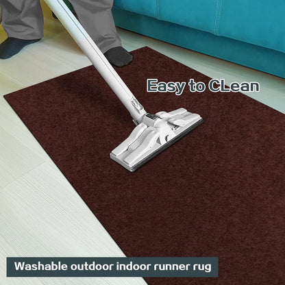Custom Size Hallway Runner Rug, Non-Slip Waterproof Washable Indoor Outdoor Carpet Runner 2' x 6'