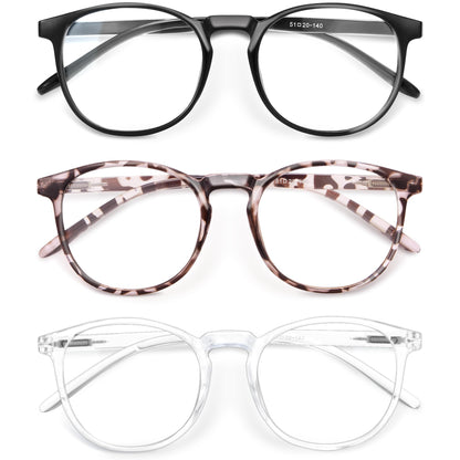 IBOANN Iconic Blue Light Glasses for Woman - Computer Glasses up to 99% Blue Light Blocking - Anti Eyestrain & UV Glare