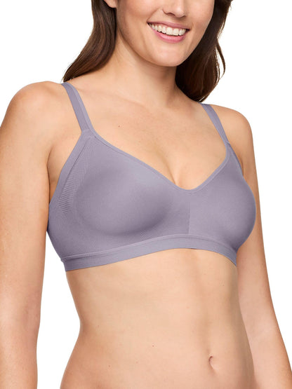 Warners Women's Blissful Benefits Underarm-smoothing With Seamless Stretch Wireless Lightly Lined Comfort Bra