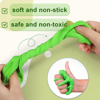 Ixiaoyoo Air Dry Clay for Kids, 60 Colors Modeling Magic Clay, Safe & Non-Toxic, DIY Model Arts & Crafts Kit with Sculpting Tools, Birthday&Christmas Toy Gift for 3-12 Years Old Boys Girls Kids