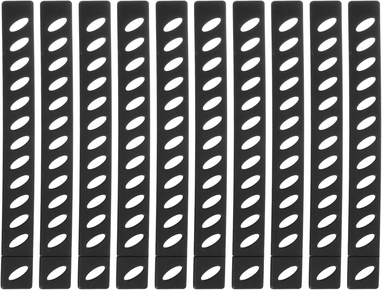 uxcell 10Pcs Knife Edge Guards, Universal Blade Covers for Kitchen, Black Plastic Knife Sheath