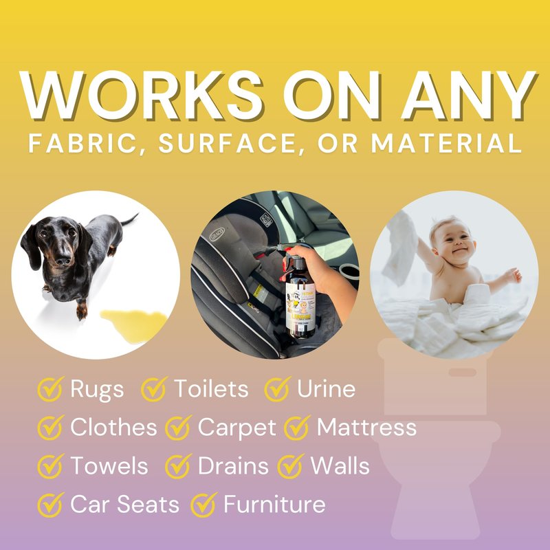 The Stink Solution Urine Odor Eliminator Spray Completely Removes Cat Urine, Dog Pee, & Human Urine Odor Quickly from Carpet, Mattress, Hardwood Floor, Grass, Outdoor Turf, etc - 1 16oz (WeeWee Fresh)