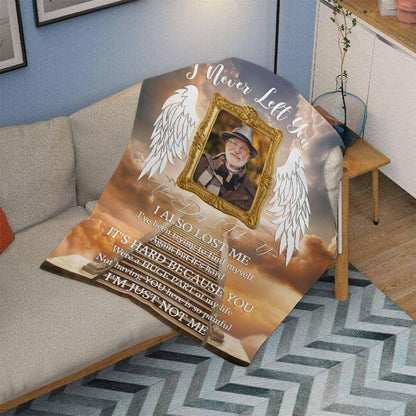 AOFUN Personalized Memorial Blanket with Photo Custom Picture Blankets in Loving Memory, for Loss of Loved One