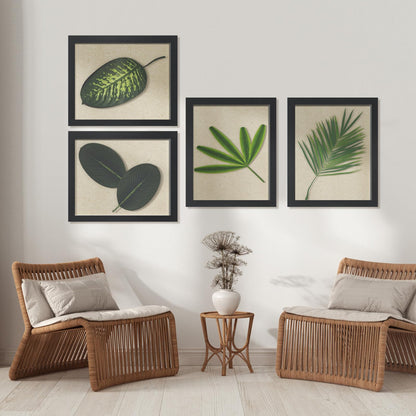 Qunclay 4 Pcs 8 x 10 Inch Canvas Floating Frame Black Floater Frames for Canvas Painting Wood Vertical and Horizontal Wall Hanging Frame with Adhesive Strips for Prints Oil Painting Diamond Decor