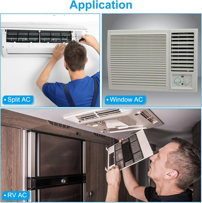 PATIKIL 16" x 6" x 19/32" Air Conditioner Filter Replacement, 4 Pack RV AC Foam Filter Pad
