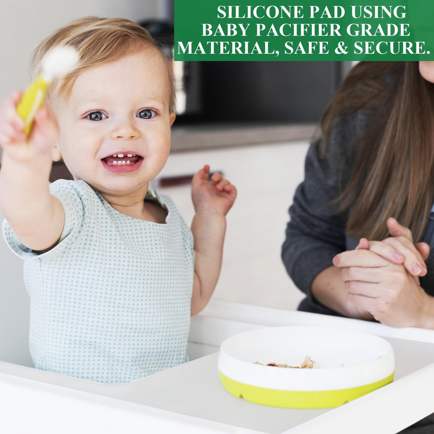 Extra Large Silicone Mat, 36 x 24 Inch Silicone Mat for Kitchen Counter, Heat Resistant Nonskid Table Mat, Place Mats Table Protector Craft Mat Heat Resistant Mat for Kitchen, Painting