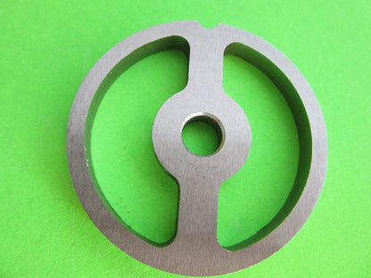 #8 Size Sausage Stuffer Disc for Meat Grinder, 2 3/8" (61mm) Diameter, Fits All Size #8 Grinders