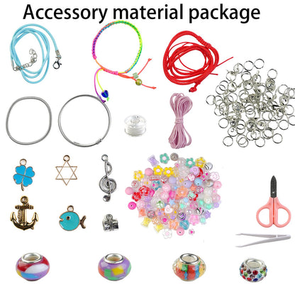Hardy Guo Clay Beads Glow Beads Bracelet Making Kit Beads for Friendship Bracelet kit with Letter Beads Jewelry Making Set for Beginners Gifts (Pandora - Two-in-One)