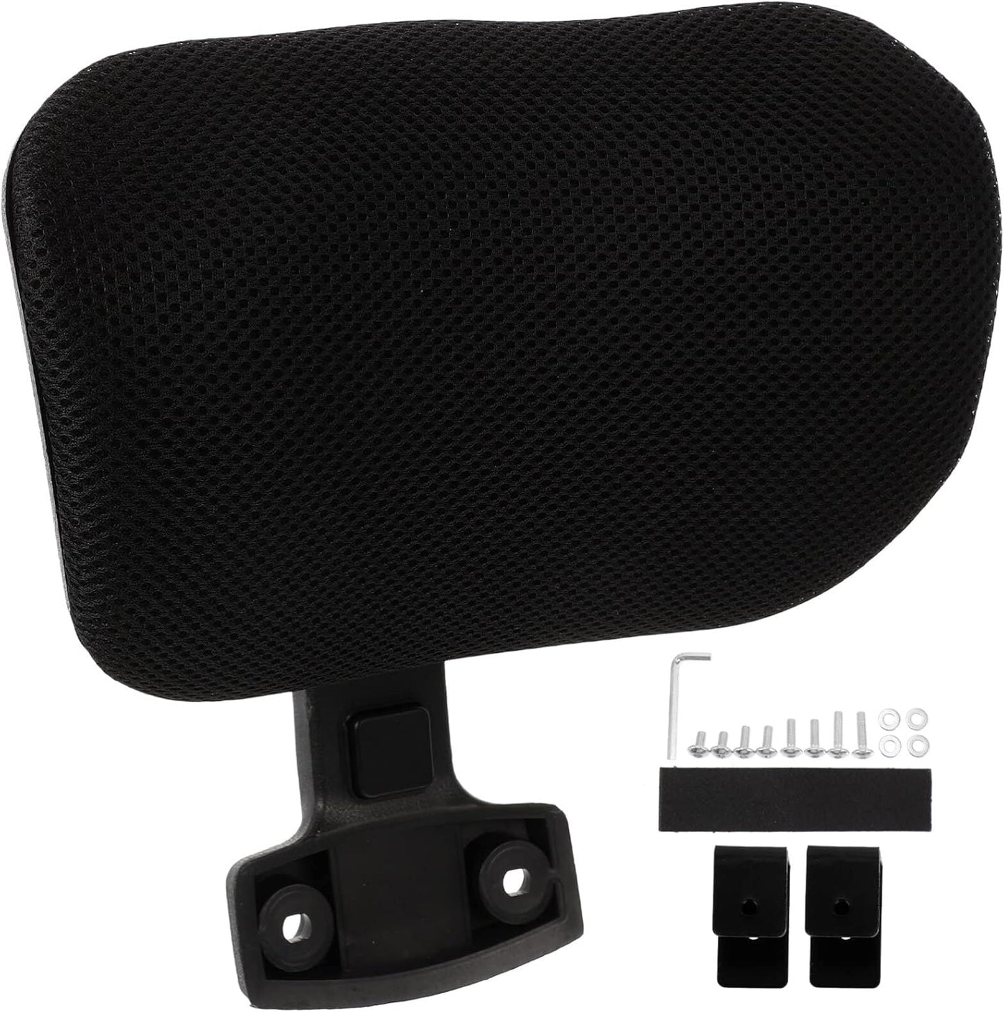 Tofficu Office Chair Headrest Attachment, Adjustable Head Cushion with Soft Pillows for Computer Chair (2.2cm Clips)