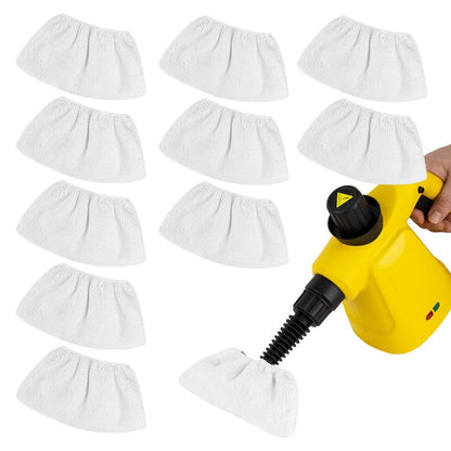 Microfiber Cloths for Handheld Steam Cleaner, Compatible with Bissell Steam Shot, Comforday, PurSteam, Wagner Spraytech, Washable and Reusable, Perfect Steam Cleaner Accessories (10)