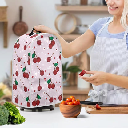 Blender Covers for Kitchen Appliances, Dust Covers with Handle for Home Kitchen Decor, Cherry Pattern