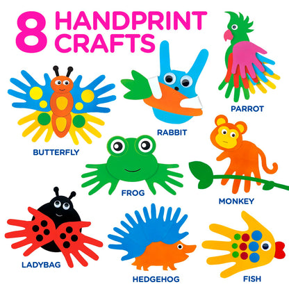 Learn & Climb Arts and Crafts Kit for Toddlers Ages 3+ Years. Easy Animal Crafting for Kids