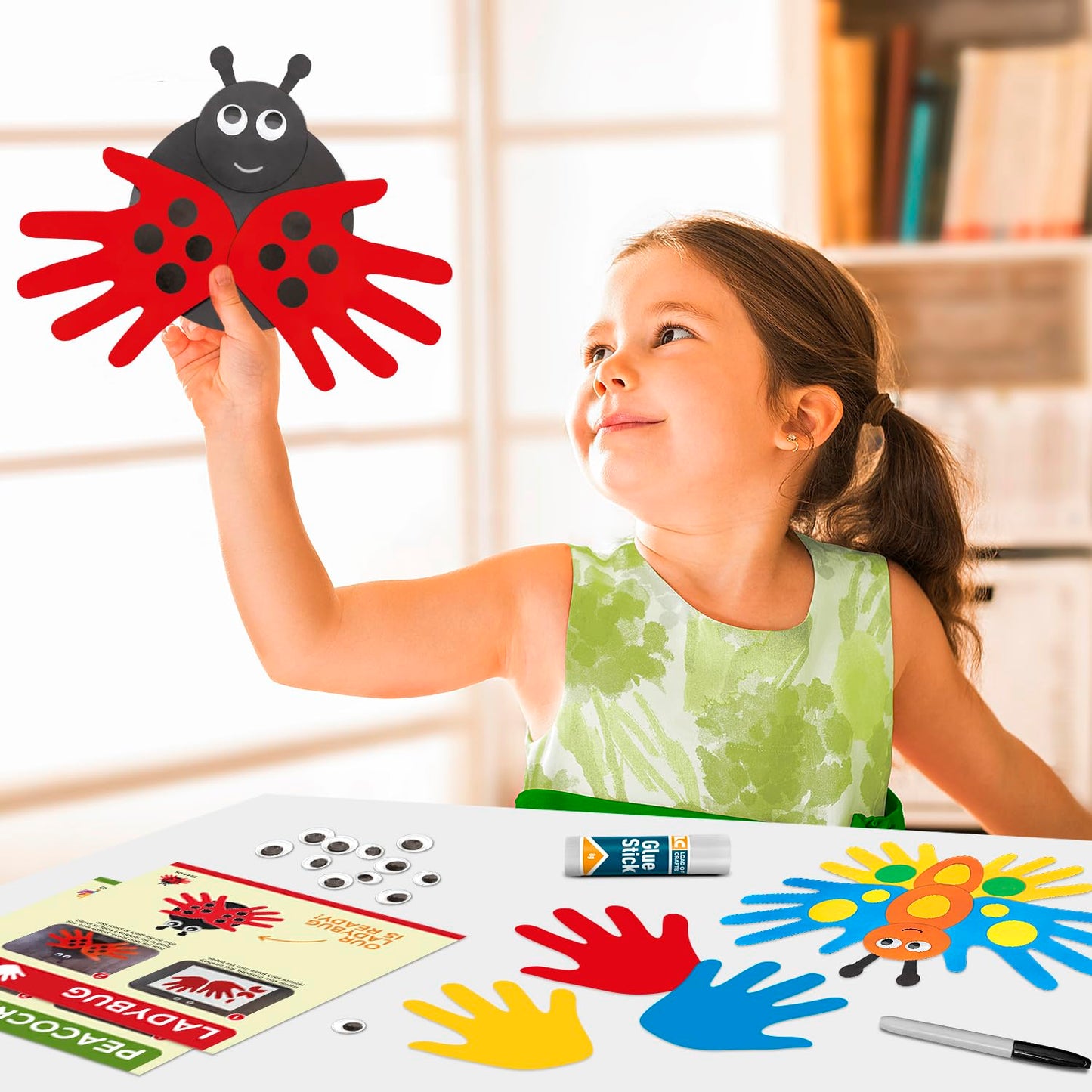 Learn & Climb Arts and Crafts Kit for Toddlers Ages 3+ Years. Easy Animal Crafting for Kids