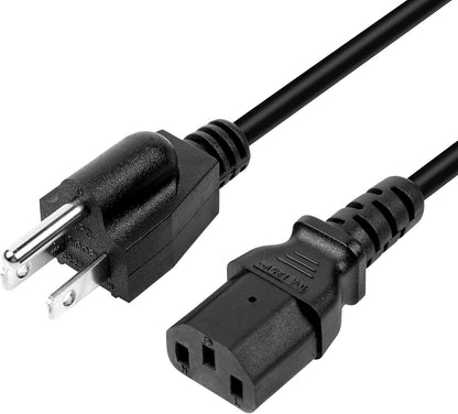 6Ft Power Cord Cable for Instant Pot, Electric Pressure Cooker, Rice Cooker, Soy Milk Maker, Microwaves, and More