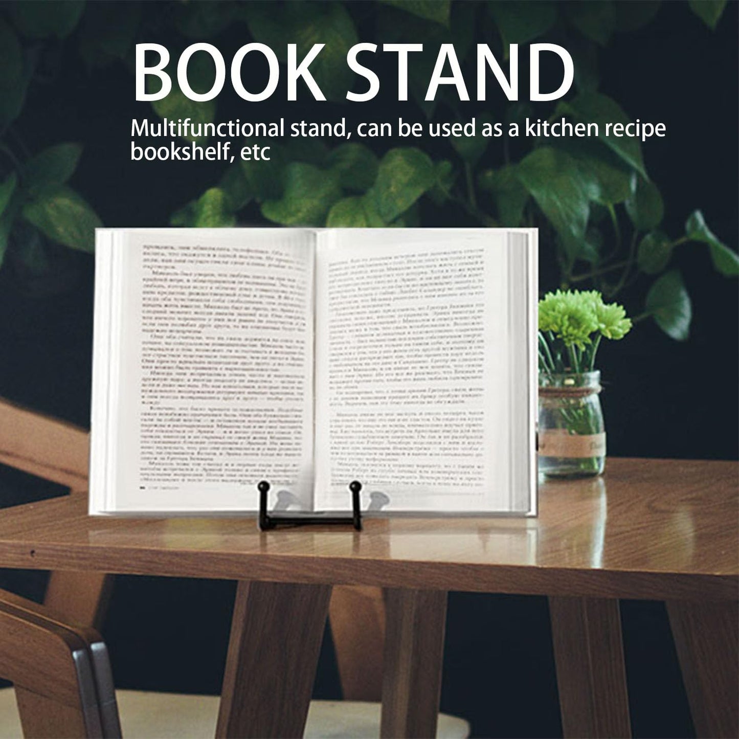 Hoewina Plate Stands for Display, Plate Holder Display Stands, Metal Frame holder stand for Book, Picture, Decorative Plate, Photo and Platter, Tabletop Art (8IN 5PCS-Silver)