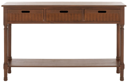 Safavieh Home Collection Landers Brown 3-Drawer Console Table CNS5711C