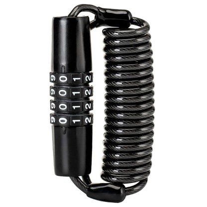 ROCKBROS Motorcycle Helmet Lock - 4 Digit Retractable Cable Lock for Bike, Stroller, Luggage