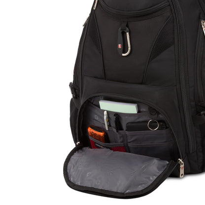 SwissGear 1900 Scansmart TSA 17 Laptop Backpack, Black, 19-Inch