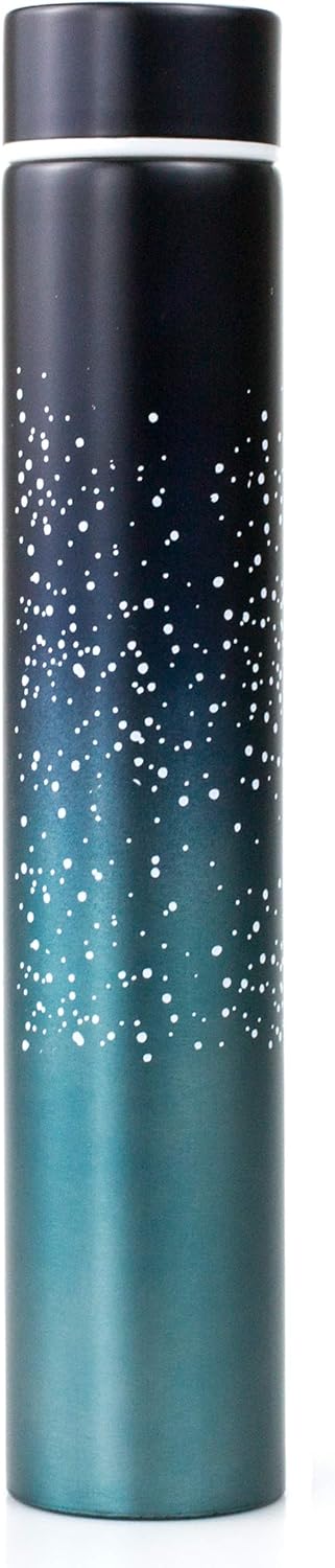 Insulated Water Bottle, 8.5 Oz Coffee Thermos Mug, Double Wall Vacuum Insulation, Fashionable Style (Starry Blue)