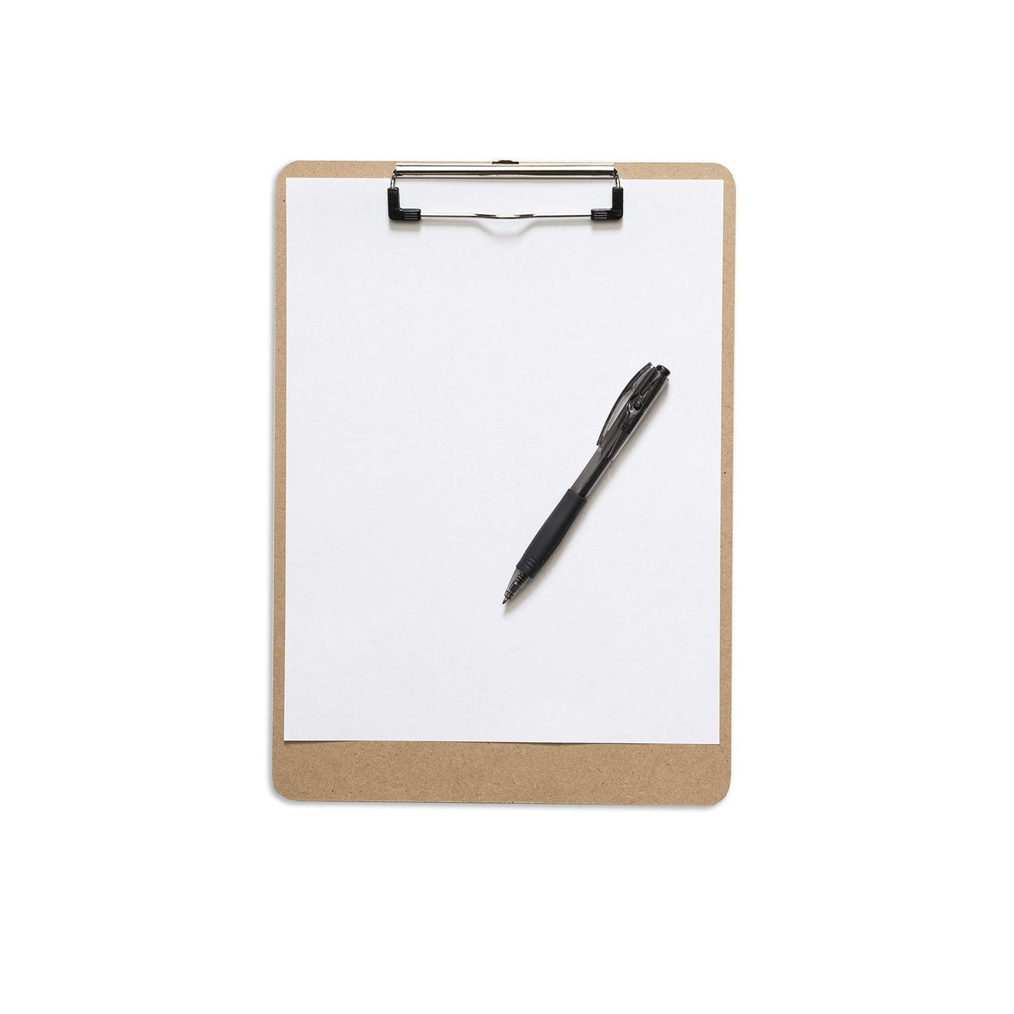 Clipboards (Set of 30) Hardboard Clipboard Low Profile Clip A4 Letter Size Classroom Supplies